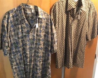 Men’s shirts - size L & XL (right one is Pierre Cardin)