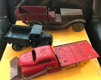 More vintage metal trucks