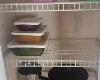 Storage Containers and Pots & Pans