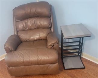 Lazy Boy Recliner and Side Table