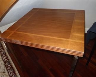 Folding Antique Wooden Game Table