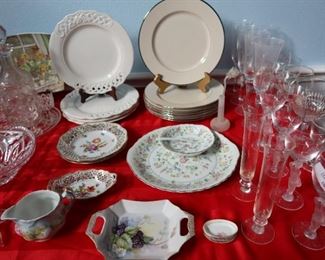 China Plates - Cake Plate Vases