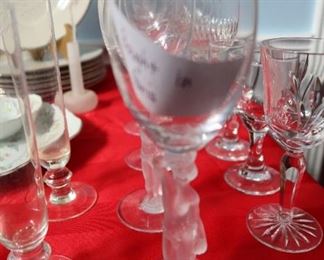 Set of 4 Antique Goblets from Paris