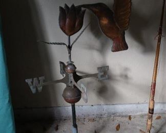 Another wonderful piece - Copper/Brass Hummingbird Weathervane  