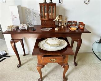 Crescent Furniture sofa table & Statton end table