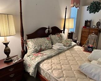 Broyhill four-poster king bed