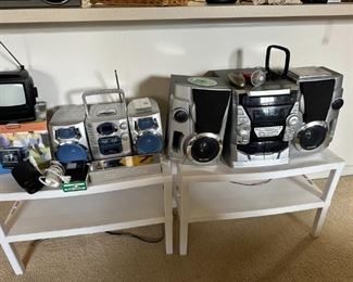 Sharp & GE portable music systems