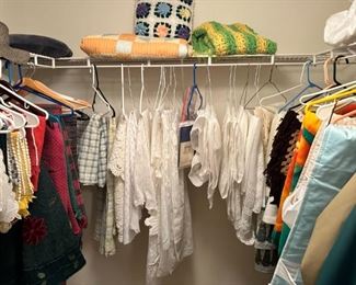 Bedding, window valances, table linens, etc.