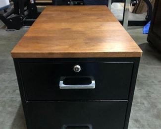 A close up of the filing cabinet. Dimensions and price are listed in the first photo description.