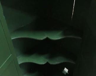 inside view - cabinet was photographed upside down Dimensions and price are listed in the first photo description.