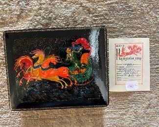 $140. Vintage Russian box