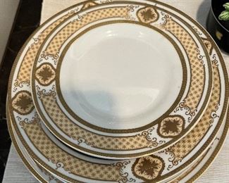 $28. Royal Scotland China miscellaneous set includes 2 soup bowls, 4 desert plates and 1 bread and butter.