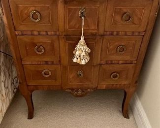 $560 obo. Antique three drawer chest. 32.5"w x 20.5"d x 36"h.