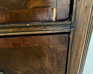 close up of as found issue