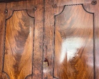 closer view of the upper exterior