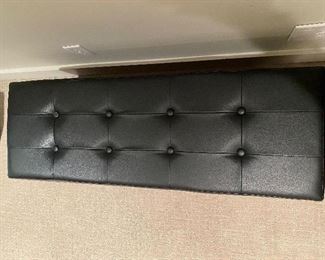 $90. obo. tufted storage bench. 43"w x 15"d x 14.5"h