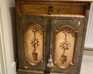 $150 obo Painted cabinet 27"w x 16"d x 31"h. As found issues with some missing spots of paint.