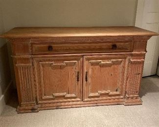 $640 . Antique pine buffet or chest. 61"w x 22"d x 33"h.