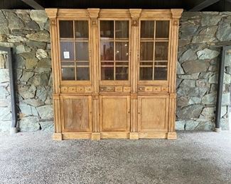 another view of the pine cabinet or covered.