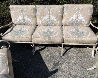 close up of the sofa