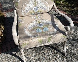 second of the two armchairs