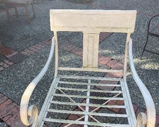 design on back of the chairs