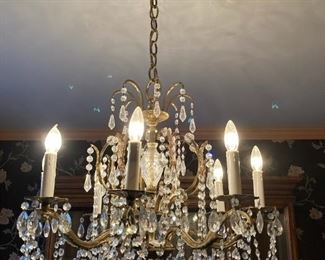 Lovely crystal chandelier