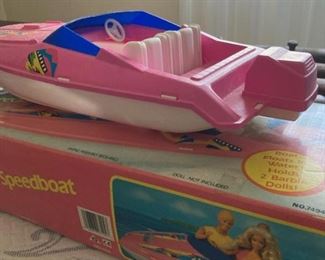 Barbie Speedboat in box!