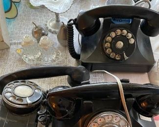 Really Cool Selection or Collection of Vintage Telephones & Accessories! Walkie-Talkie too!!