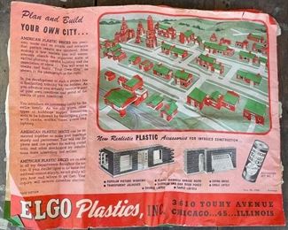 VINTAGE AMERICAN PLASTIC BRICKS by ELGO