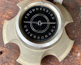VINTAGE THUNDERBIRD WHEEL HUB COVER