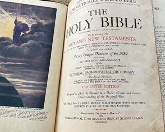 Antique Bible - Red Letter Edition 