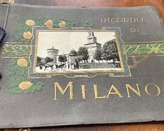 Antique Milano Souvenir Picture Book “Recordo Di Milano”