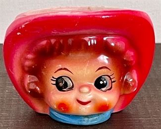 Vintage Cowgirl Planter - Japan