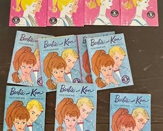 Vintage Mattel Barbie and Ken Inventory Booklets 