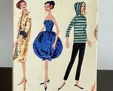 Vintage 1959 Barbie Doll w/Pedestal, No. 850