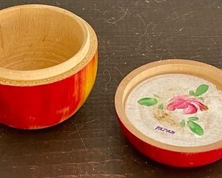 Vintage “Apple” Wooden Tea Set 