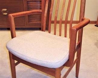 Benny Linden cherry dining chairs