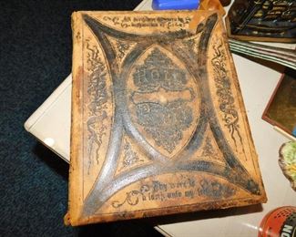1872 Leather Bible