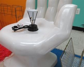 Molded Plastic Hand Chair , Magazine Racks , Light Fixtures , Record Racks