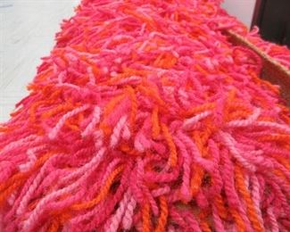 ummm.....HELLO!!!! Old Stock Pink & Orange Shag Carpeting
