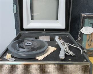 Record Player and Slide Projector!