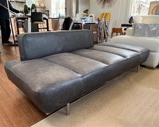 Leather day bed/sofa