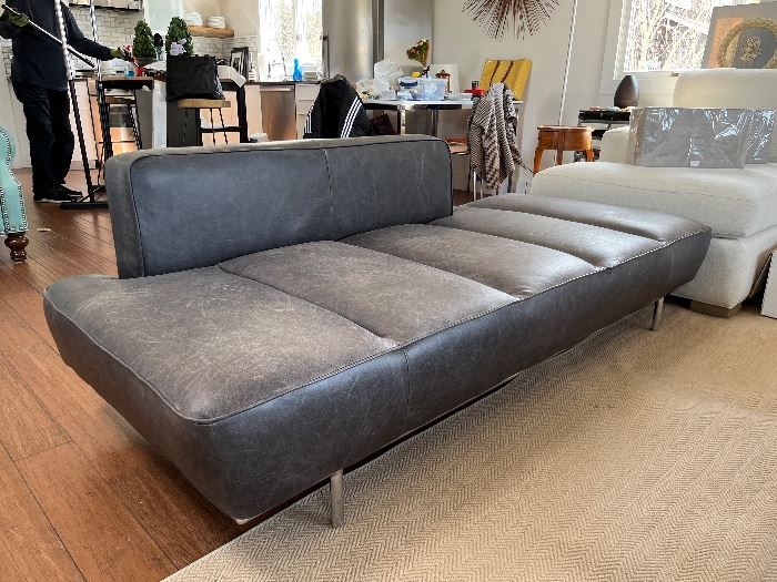 Leather day bed/sofa