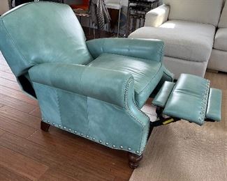 Leather recliner