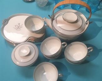 Noritake "Blue Bell" tea set