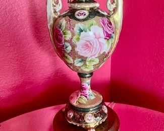 Nipon Vase Converted to Lamp