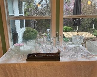 Glassware, including Waterford and Lenox