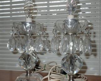 GLASS CRYSTAL LAMPS
