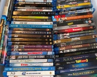 Blu Rays, DVDs, CDS, VHS.                              Collections, series, classics 